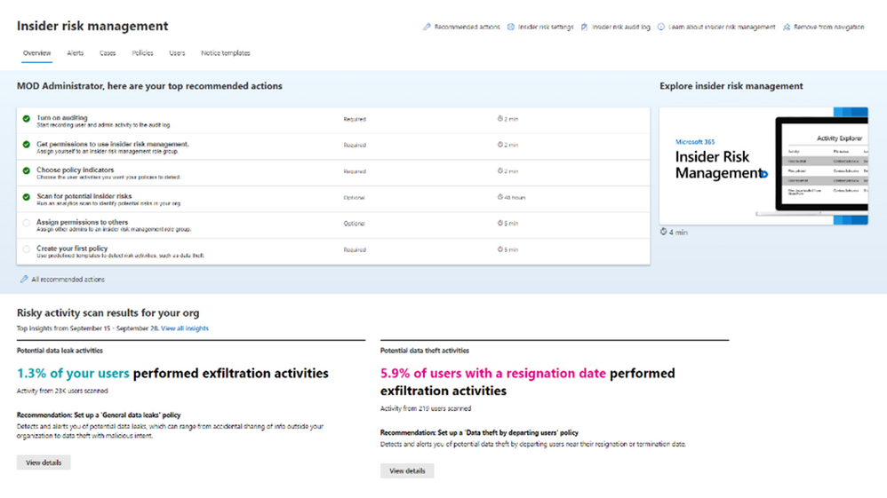 Microsoft Insider Risk Management and new improvements for a ...